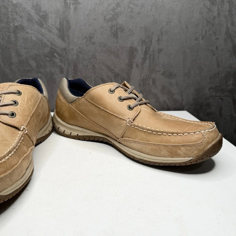 Sperry Top-Sider‎ Boat Shoes Mens 12M Tan Leather Moc Toe Loafers 0297077